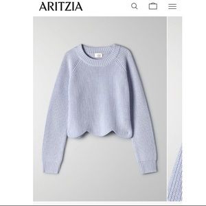 Aritzia Crop knit sweater
